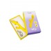 Вакуум-волновой стимулятор Eromantica Mia с вибрацией и язычками, силикон, желтый, 22 см
