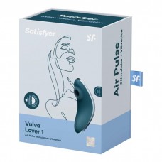 Вакуумно-волновой клиторальный вибростимулятор Vulva Lover 1 (blue)
